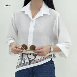 شومیز زنانه شیشه ای باکسی | آی بولک