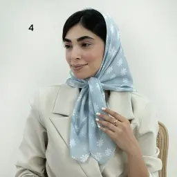مینی اسکارف زنانه طرحدار نخی | آی بولک
