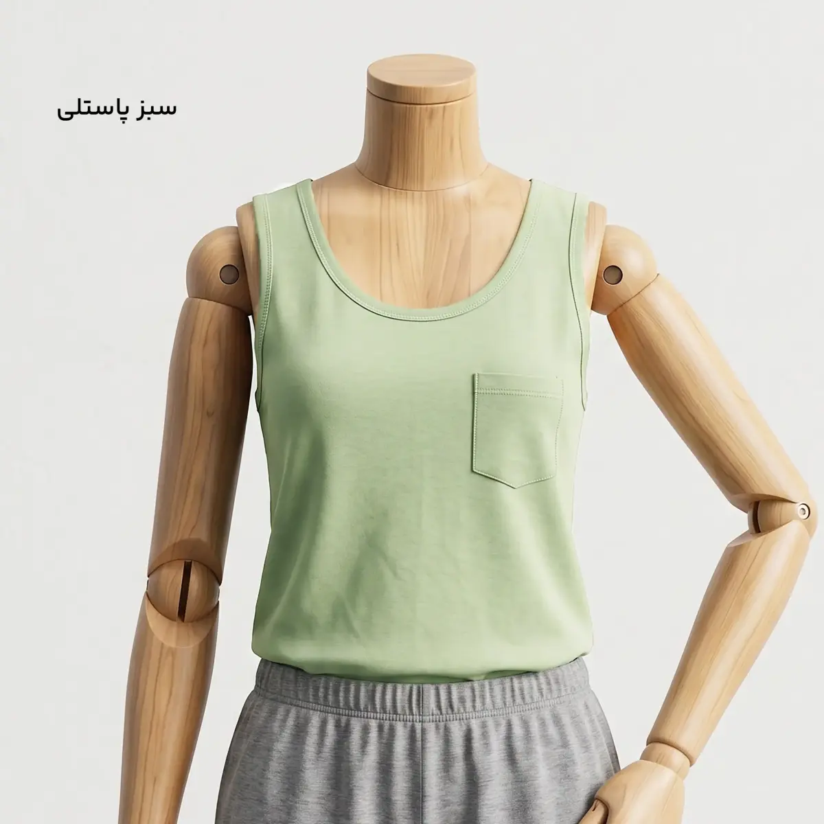 تاپ زنانه یقه گرد تک جیب | آی بولک