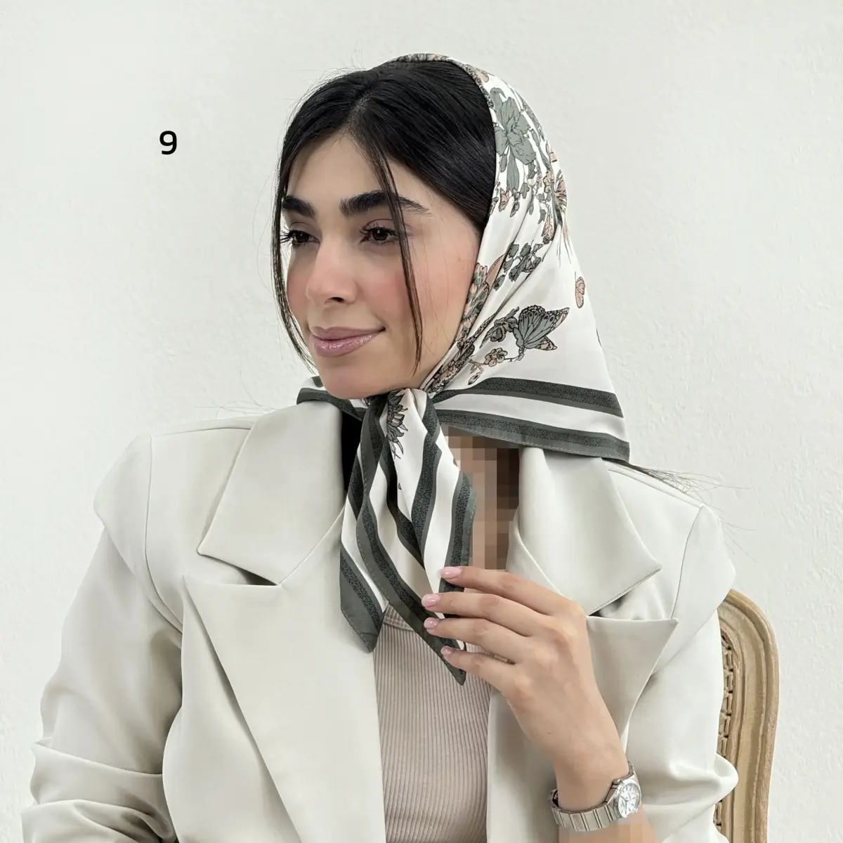 مینی اسکارف زنانه طرحدار | آی بولک