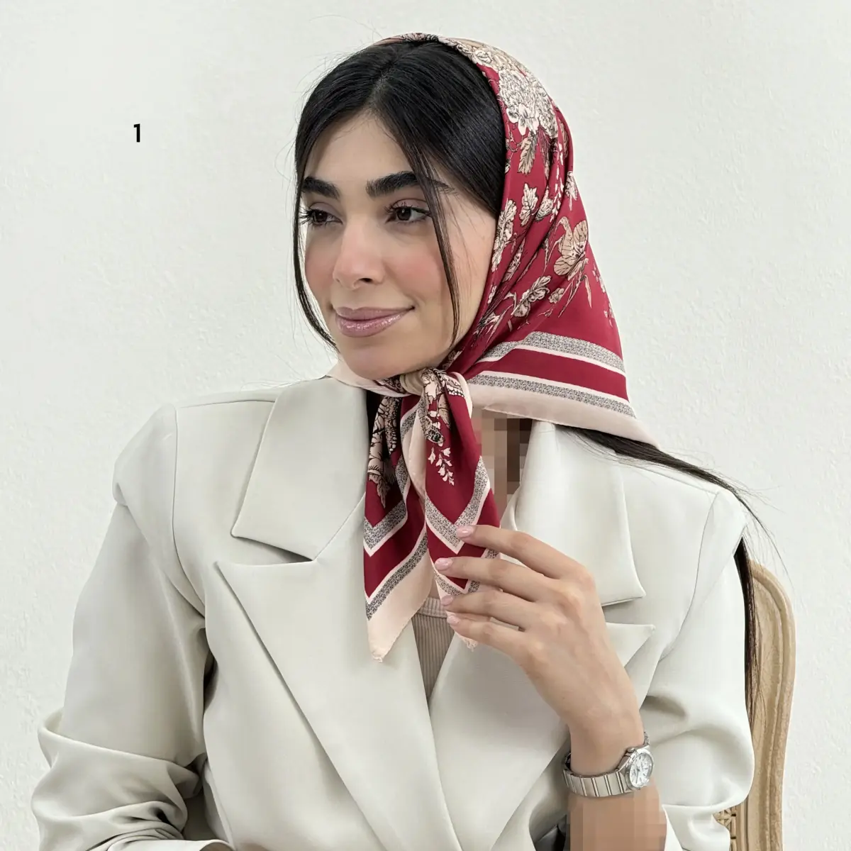 مینی اسکارف زنانه طرحدار | آی بولک