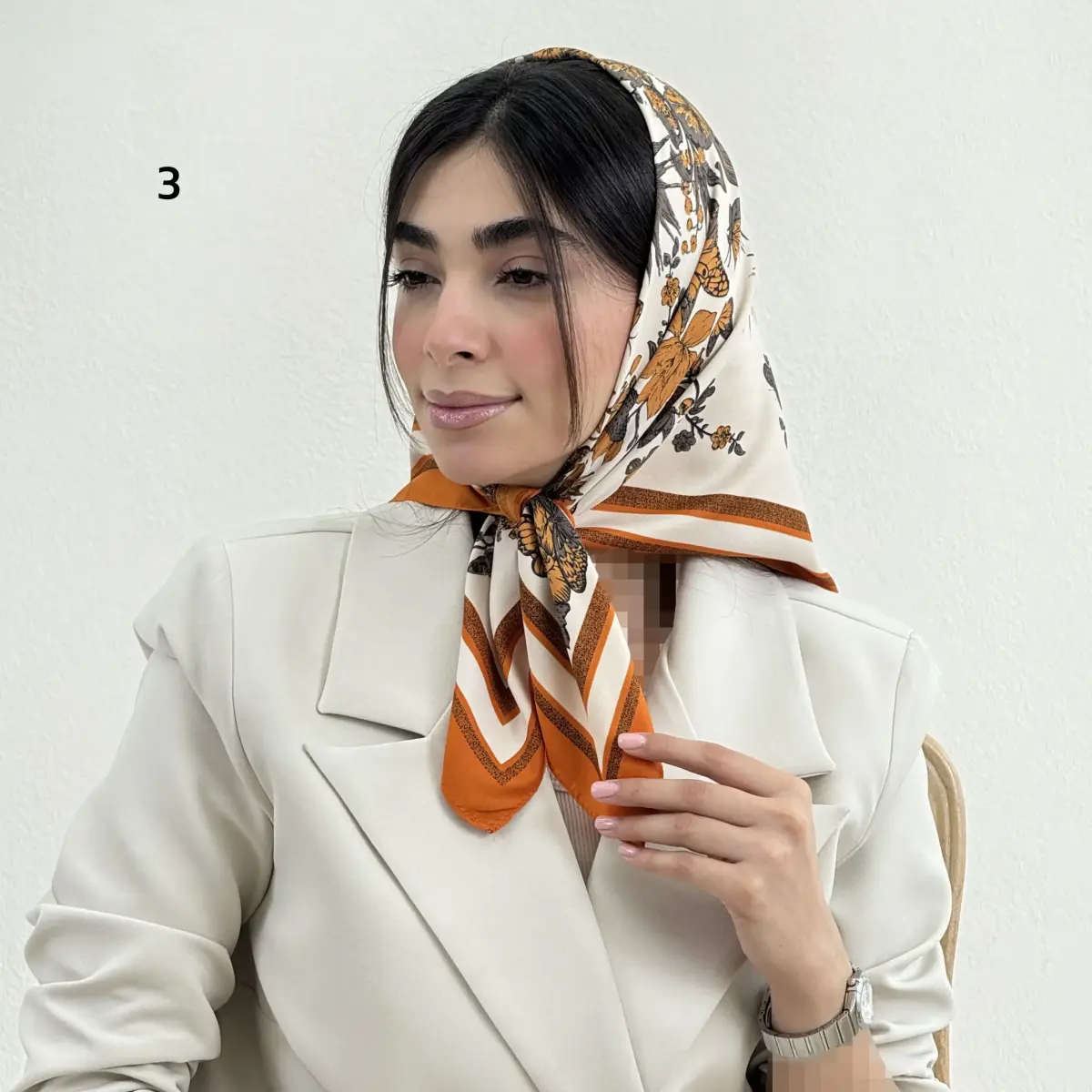 مینی اسکارف زنانه طرحدار | آی بولک