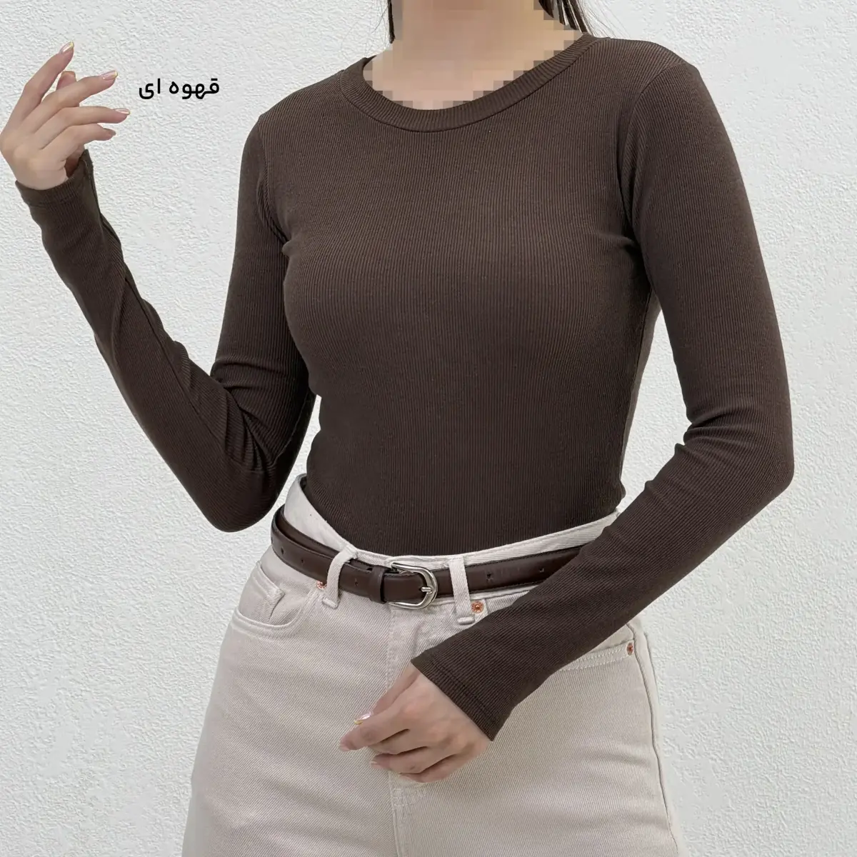 بادی کبریتی زنانه یقه گرد | آی بولک