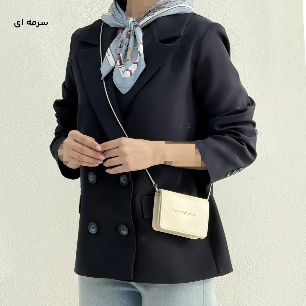 کت زنانه کرپ مازراتی یقه انگلیسی | آی بولک