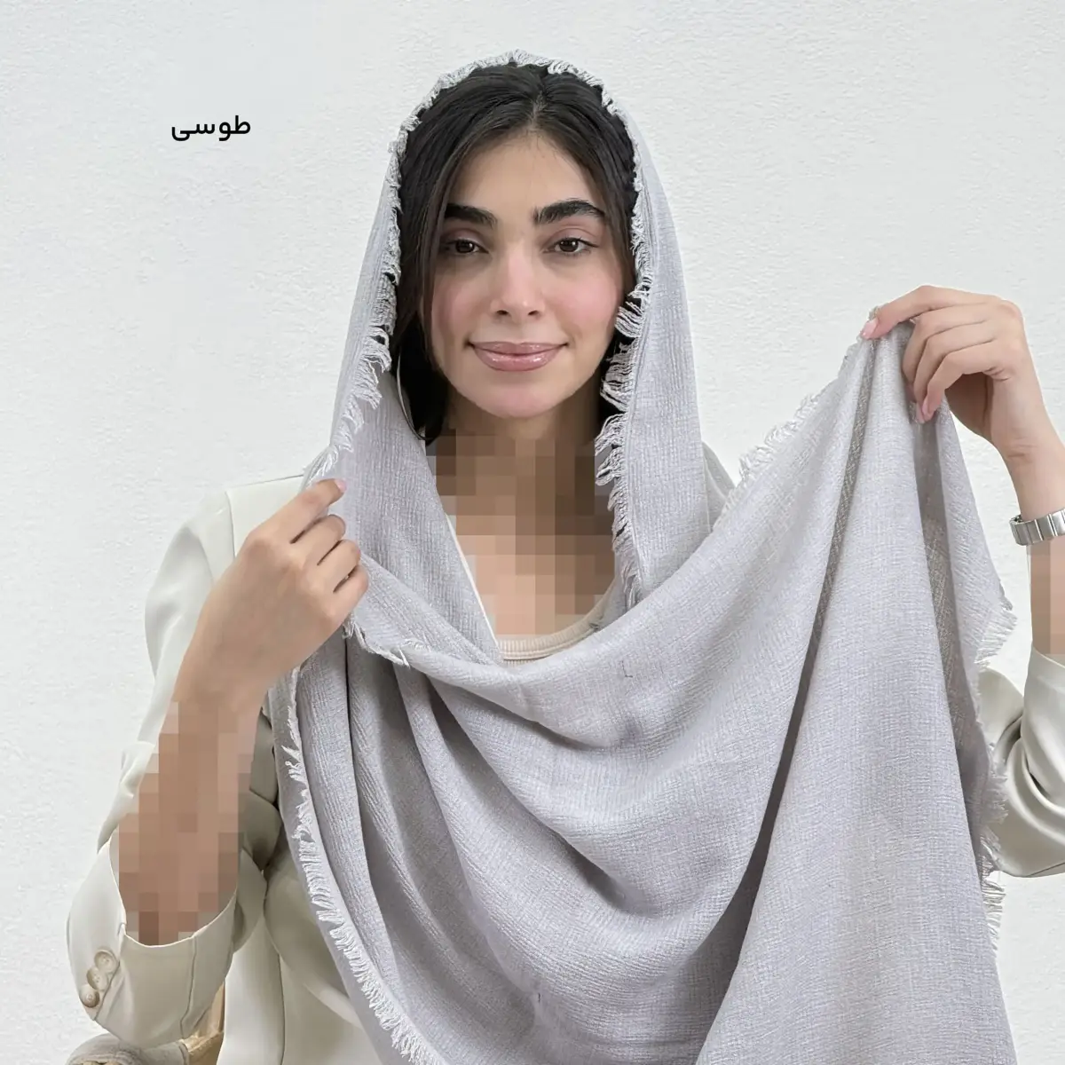 شال زنانه زارا پفکی | آی بولک