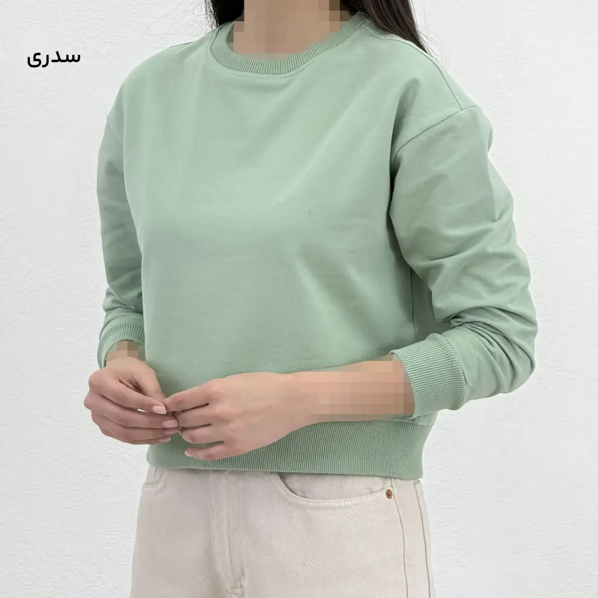 بلوز دورس زنانه دو نخ یقه گرد | آی بولک