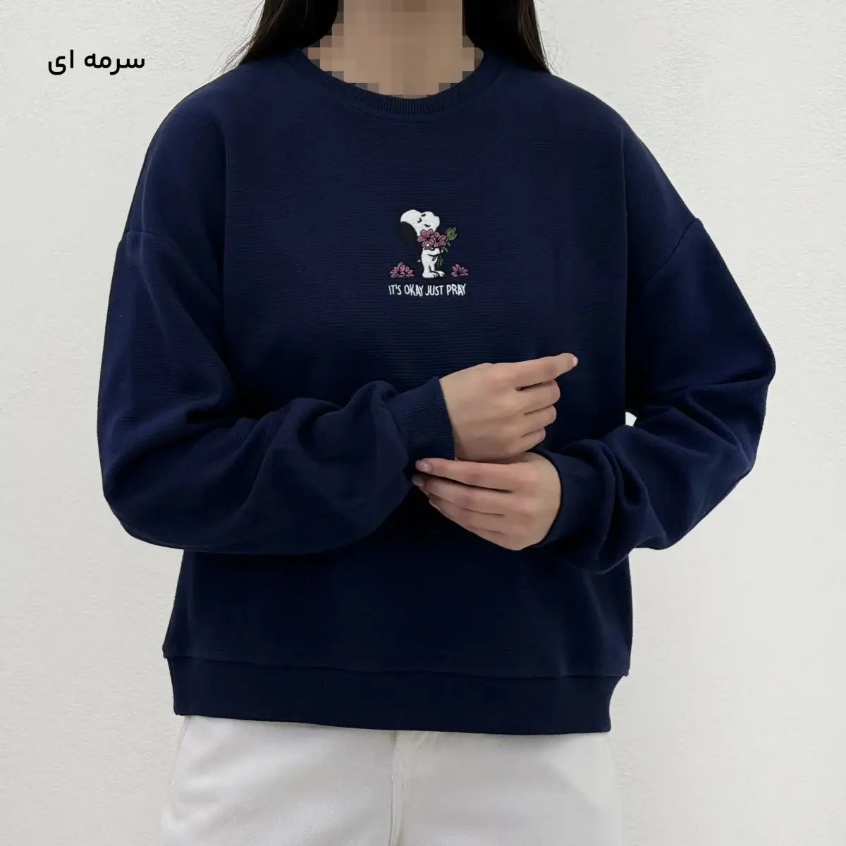 بلوز زنانه بیسکویتی طرح Snoopy | آی بولک