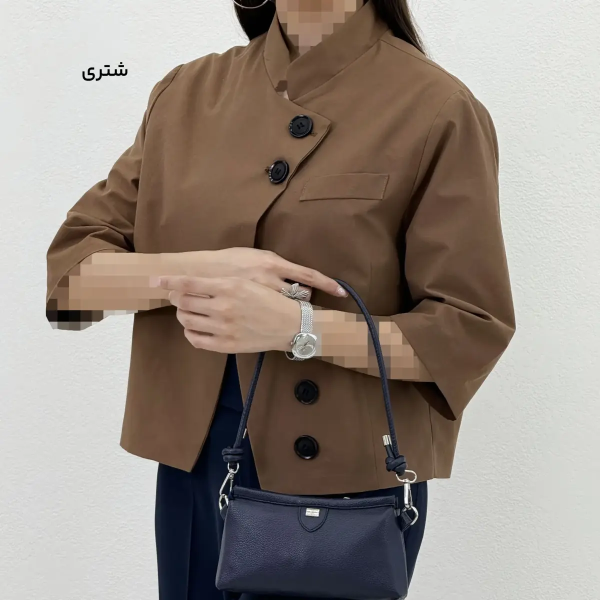 کت کوتاه زنانه کتان زارا  | آی بولک