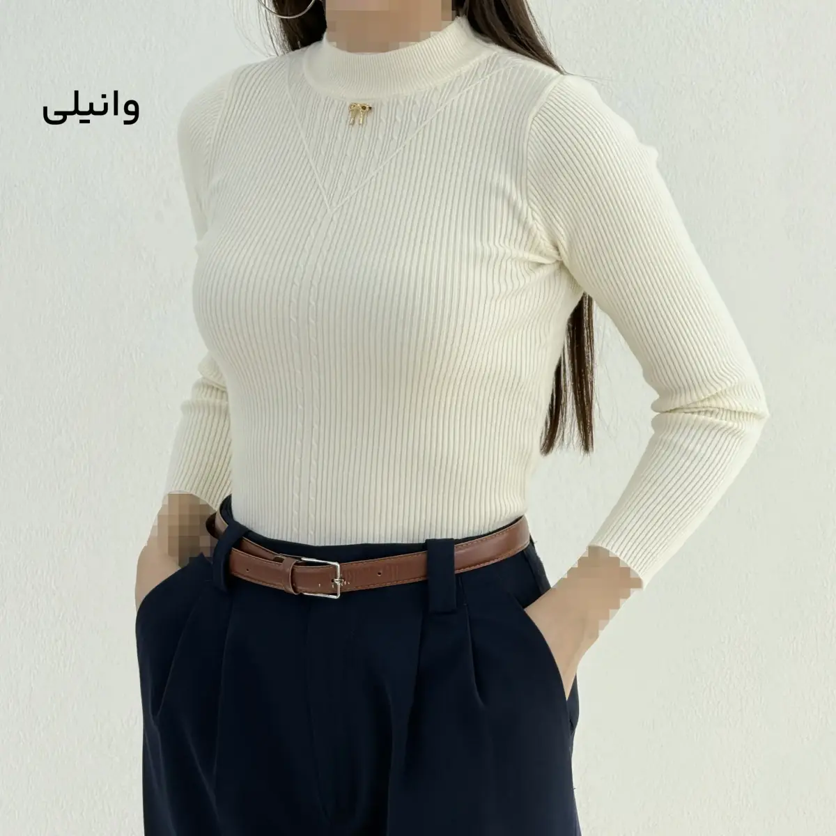 بلوز بافت زنانه پاپیون | آی بولک