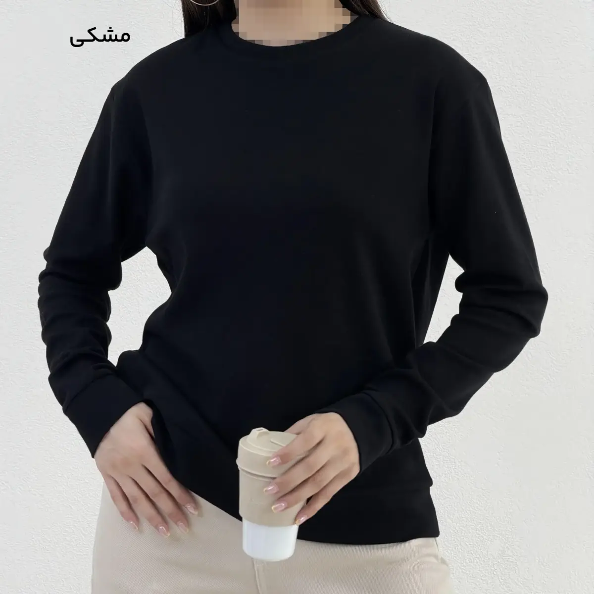 بلوز دورس زنانه یقه گرد بیسیک | آی بولک
