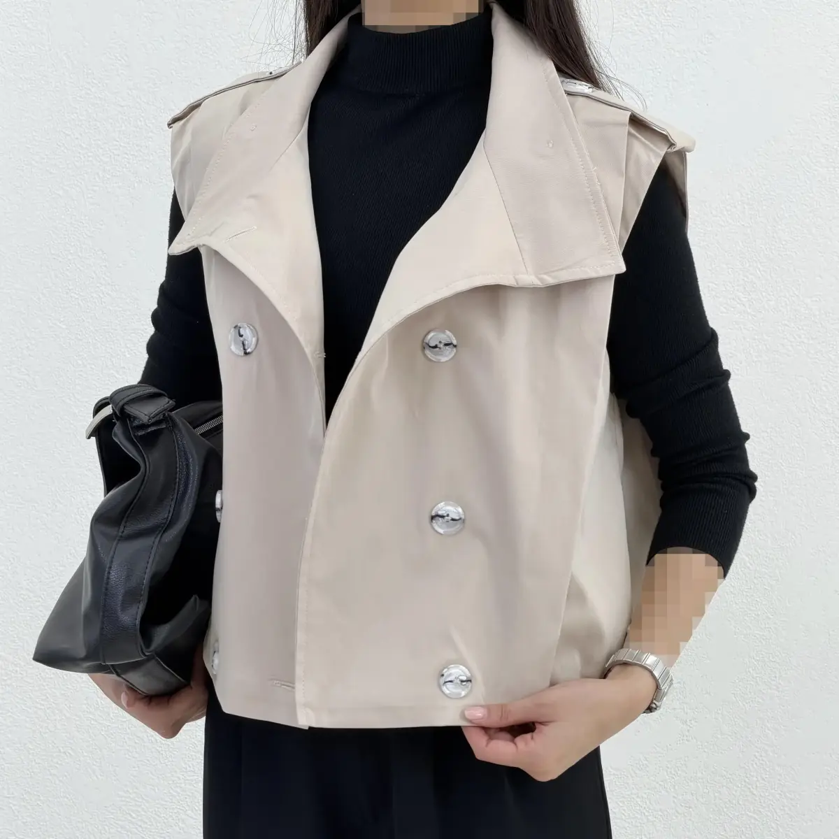 وست زنانه حلقه ای کتان زارا | آی بولک