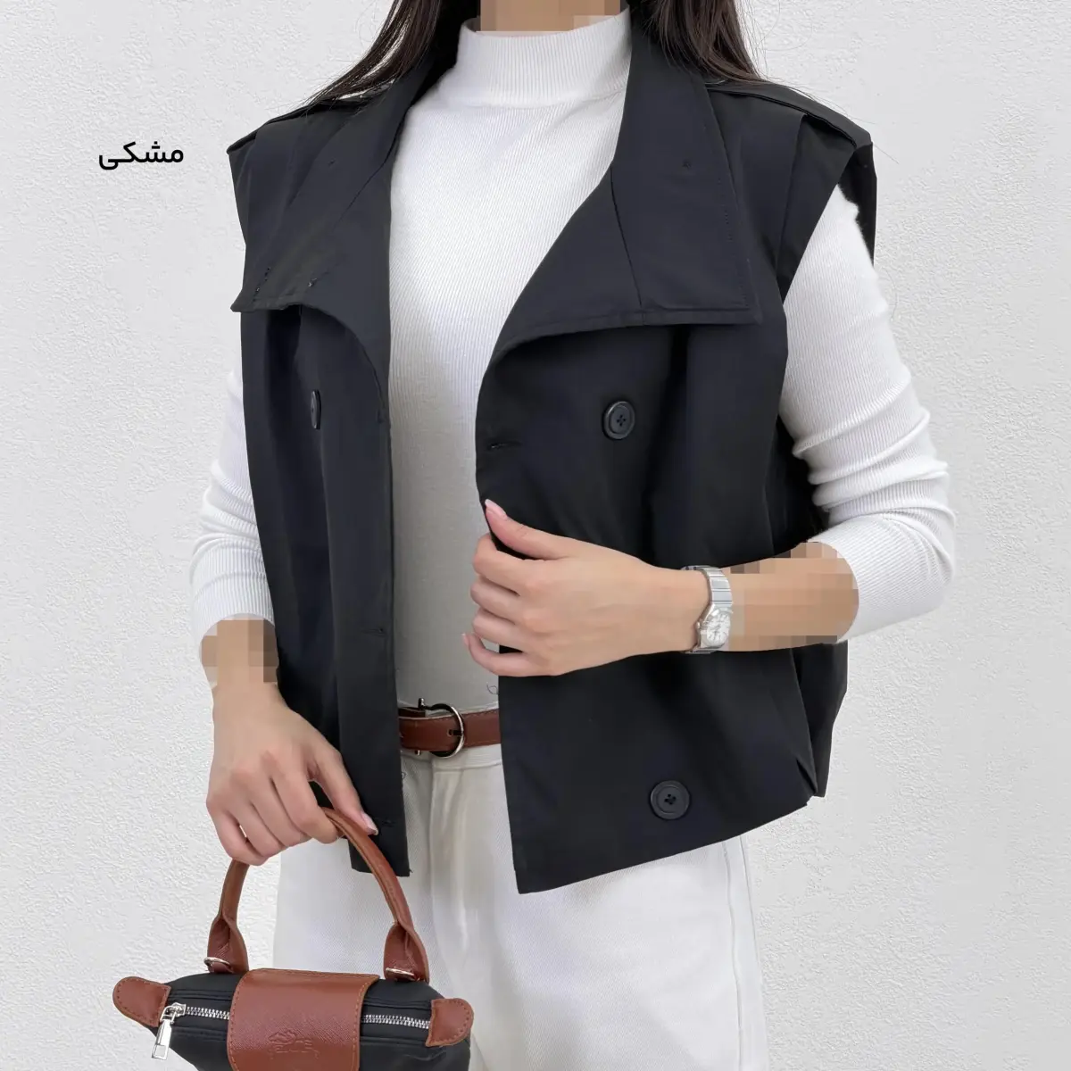 وست زنانه حلقه ای کتان زارا | آی بولک