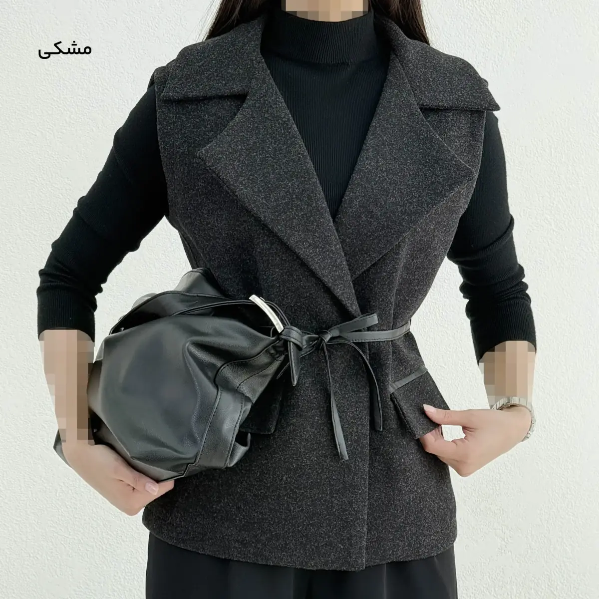 وست زنانه فوتر کمربند دار | آی بولک