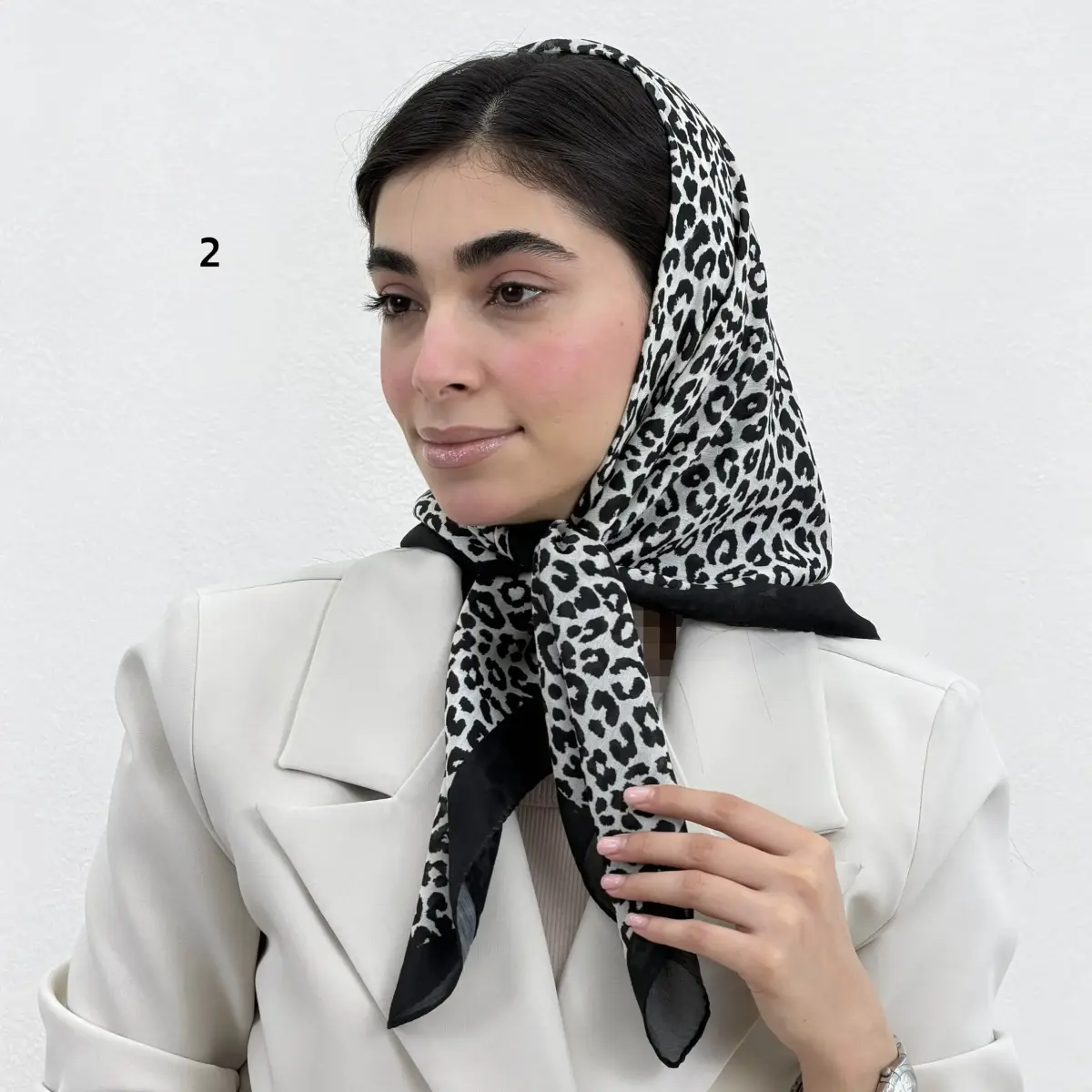 مینی اسکارف زنانه طرحدار | آی بولک