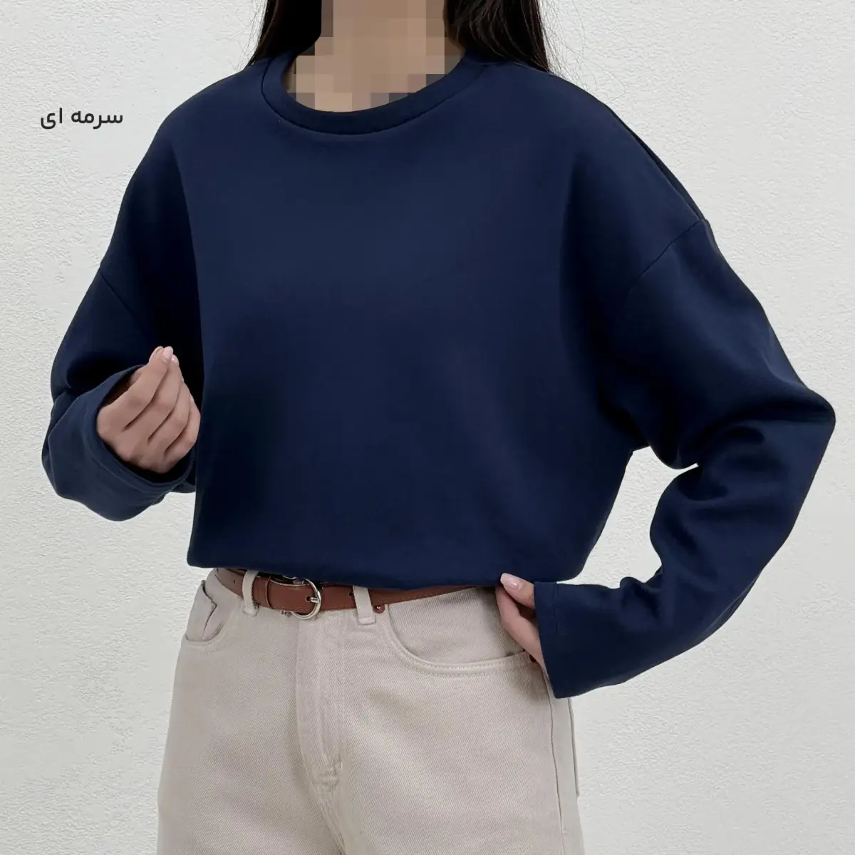 بلوز دورس زنانه یقه گرد مینیمال | آی بولک