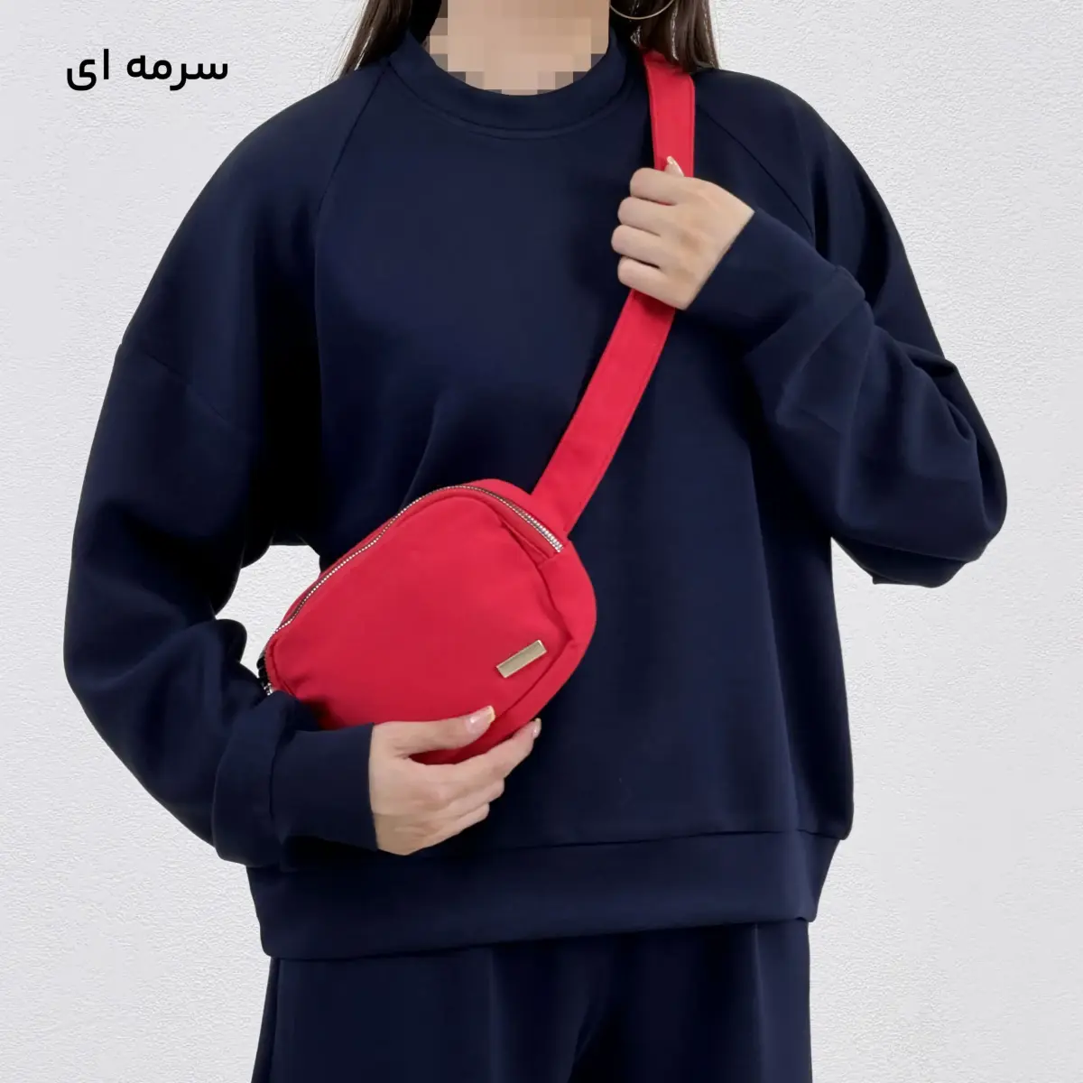 بلوز زنانه یقه گرد اویشو | آی بولک