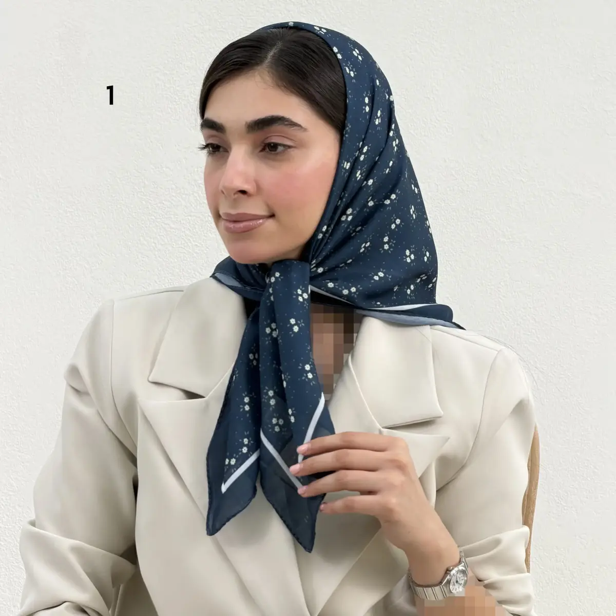 مینی اسکارف زنانه نخی میکس | آی بولک