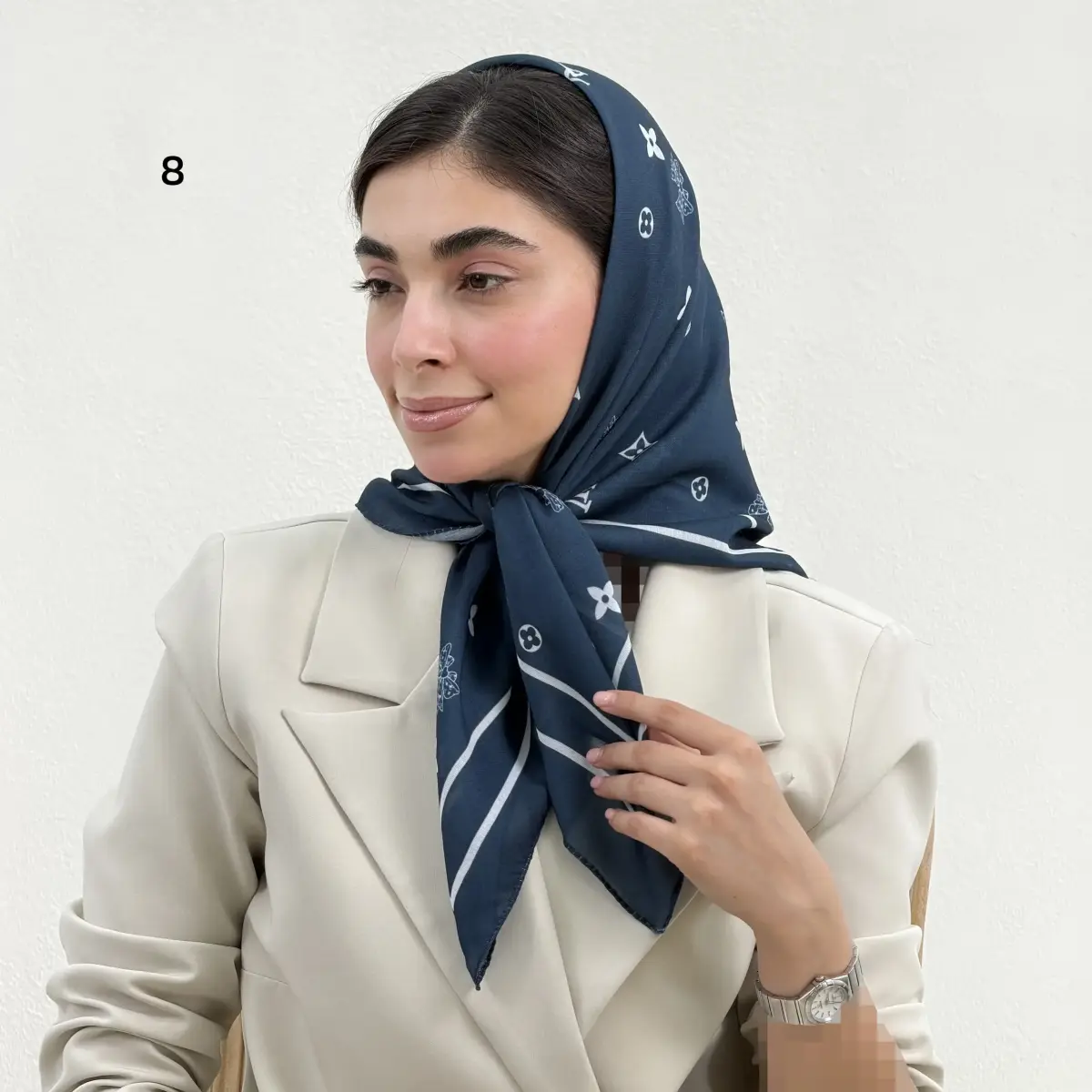 مینی اسکارف زنانه نخی میکس | آی بولک