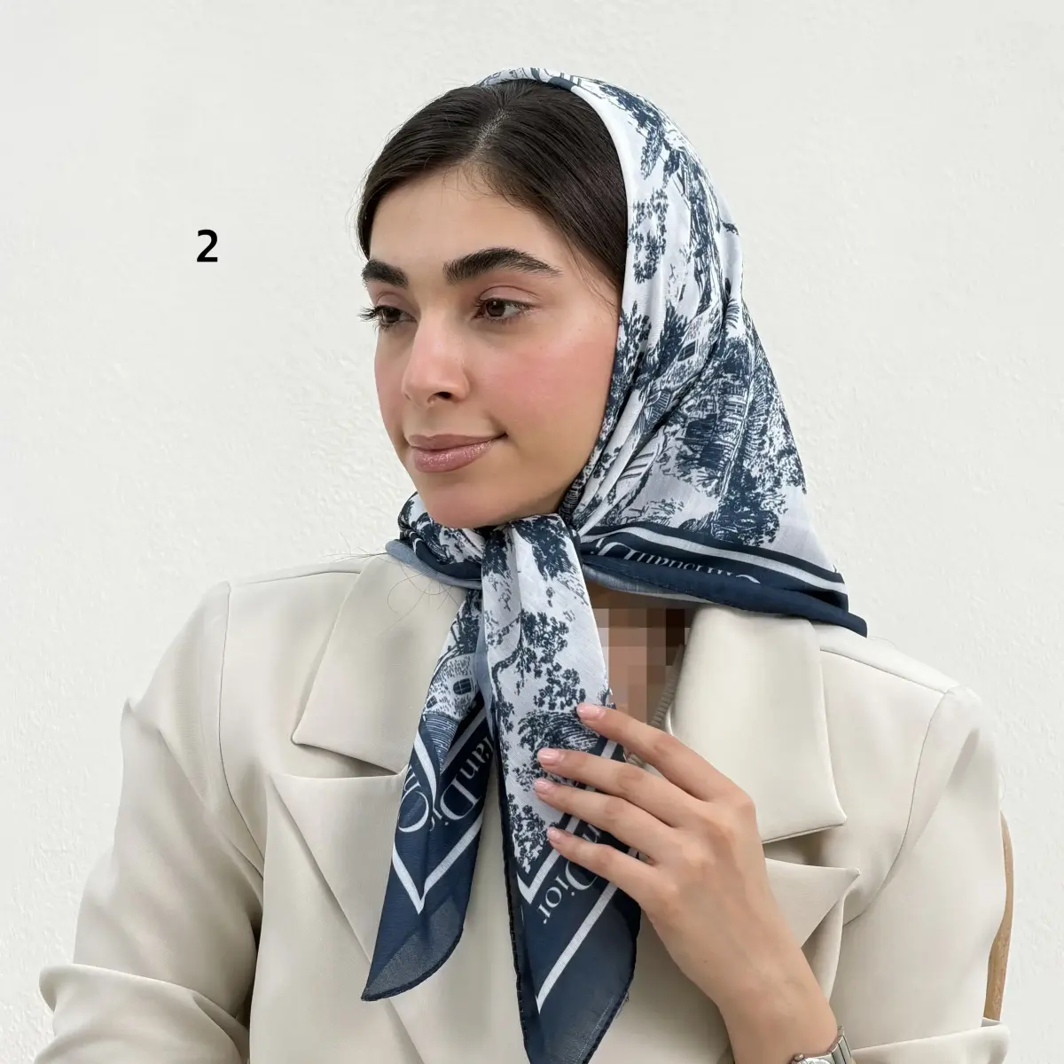 مینی اسکارف زنانه نخی میکس | آی بولک