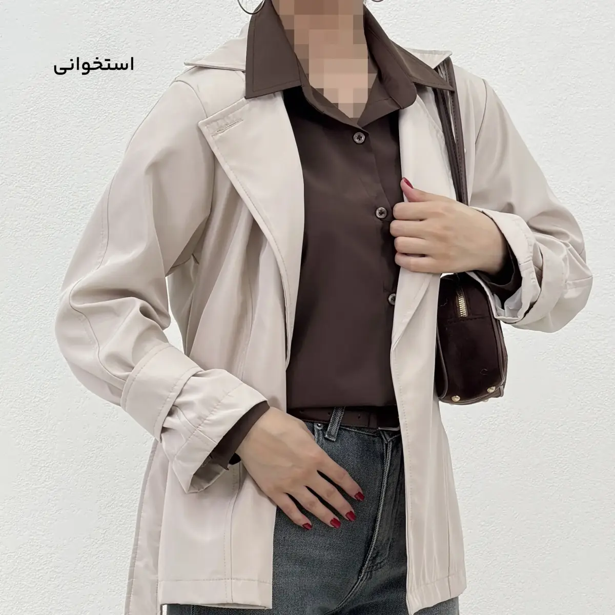 ترنچ کت زنانه سانتانا | آی بولک