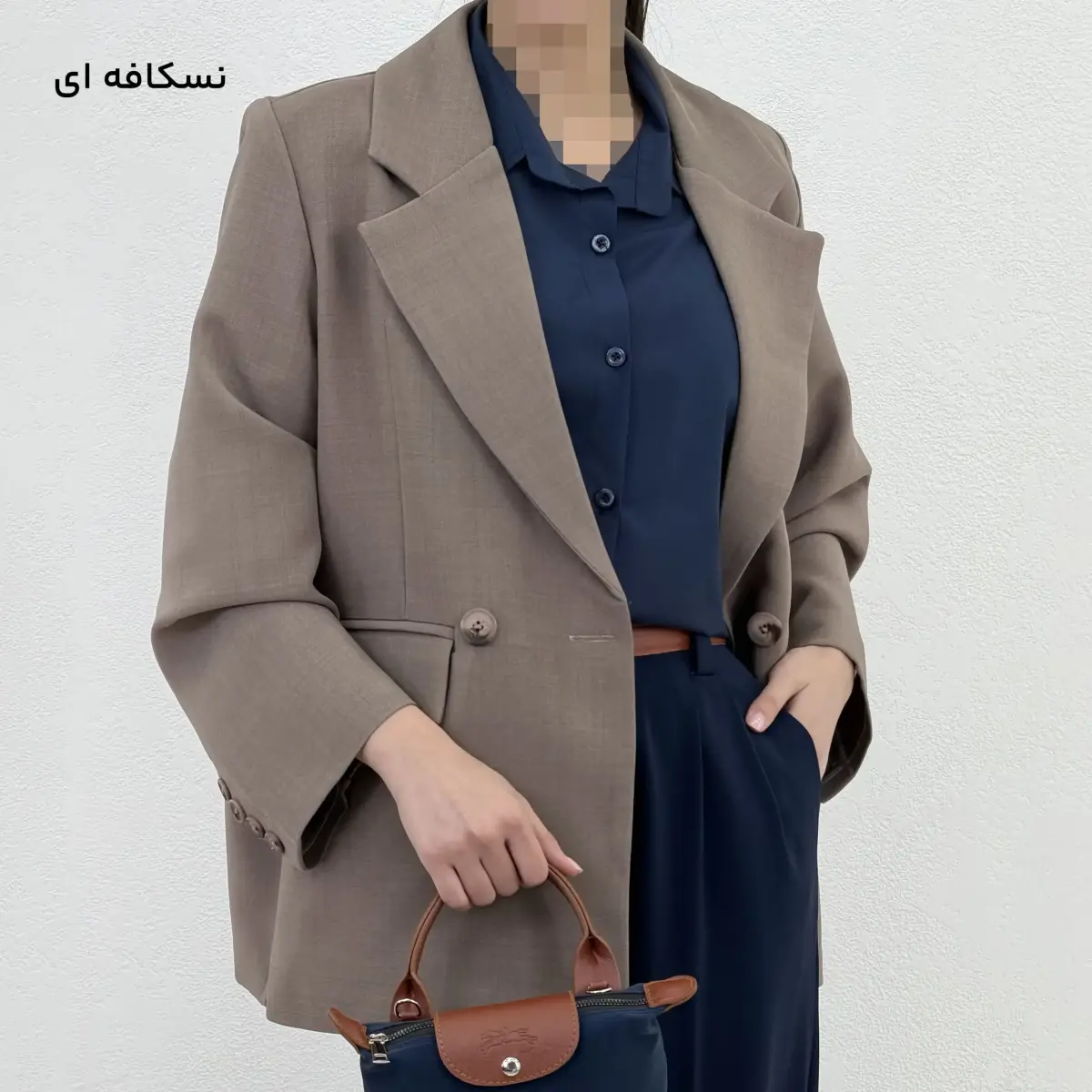کت زنانه کرپ هرمس کلاسیک | آی بولک