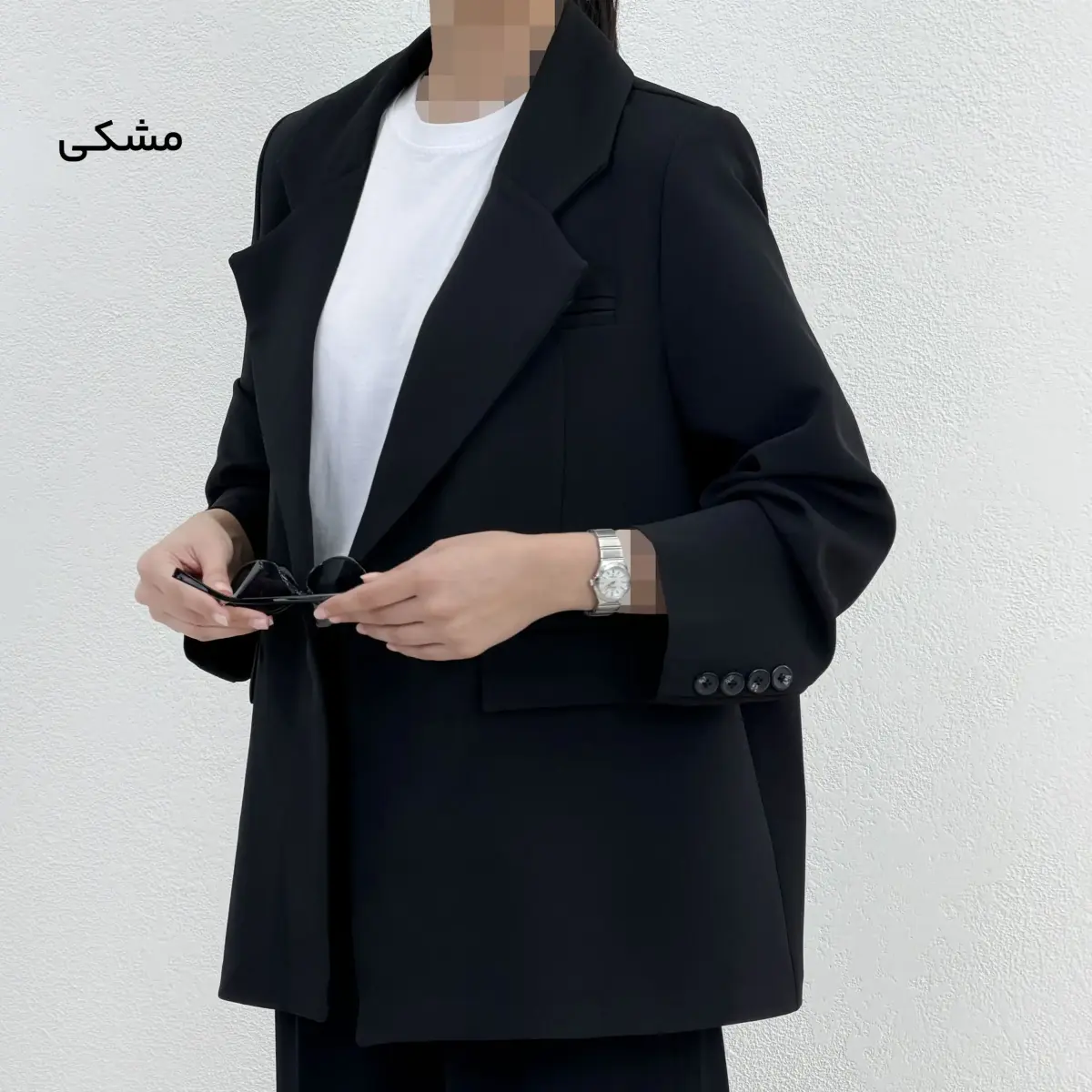 کت زنانه کرپ هرمس کلاسیک | آی بولک
