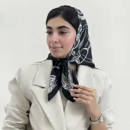 مینی اسکارف زنانه طرح زنجیری | آی بولک