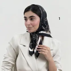 مینی اسکارف زنانه تویل طرحدار | آی بولک