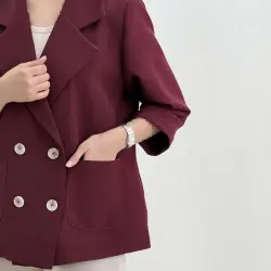 کت زنانه کرپ طرح مینیمال | آی بولک