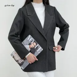 کت زنانه فوتر طرح جناغی | آی بولک