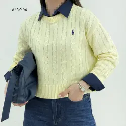 بلوز بافت زنانه طرح پیچ | آی بولک