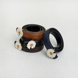 کمربند زنانه مدل گل بابونه | آی بولک