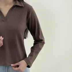بلوز زنانه فانریپ کرکره ای | آی بولک