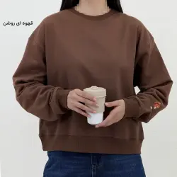پلیور دورس زنانه آستین چاپی | آی بولک