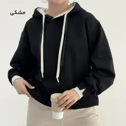 هودی زنانه تو کرک دو رنگ | آی بولک