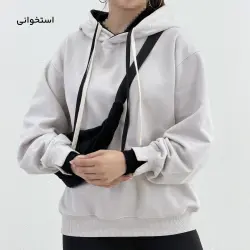 هودی زنانه تو کرک دو رنگ | آی بولک