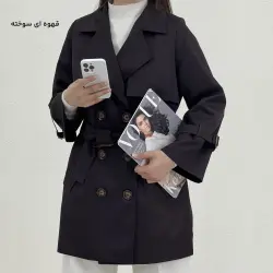 ترنچ کت زنانه کتان | آی بولک