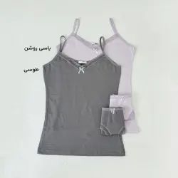 ست تاپ و شورت زنانه لب توری | آی بولک