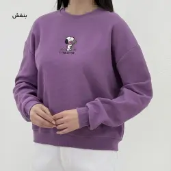 بلوز زنانه بیسکویتی طرح Snoopy | آی بولک