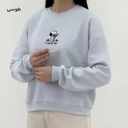 بلوز زنانه بیسکویتی طرح Snoopy | آی بولک