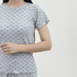 ست زنانه راحتی کبریتی طرحدار | آی بولک