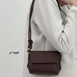 کیف زنانه چرم اسپرت با بند گره‌دار | آی بولک