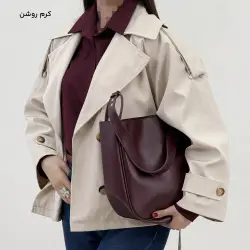 ترنچ کت کوتاه زنانه کارول | آی بولک