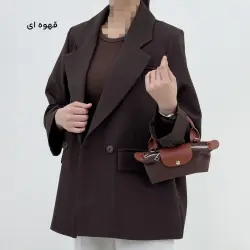 کت زنانه کرپ هرمس کلاسیک | آی بولک