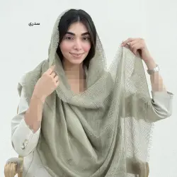 شال زنانه لینن حصیری | آی بولک